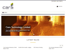 Tablet Screenshot of cara-online.com